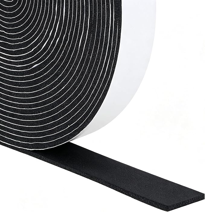 DGSL Foam Weather Stripping, 33Ft Door Window Seal Tape | Self Adhesive by DGSL