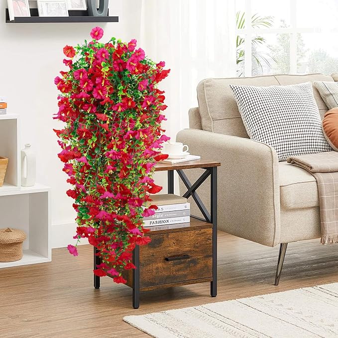 4-Pack Fake Hanging Plants, Faux Hanging Plant Artificial Greenery - Image 7