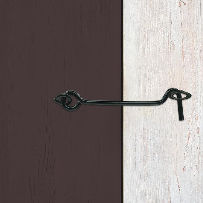 Nuvo Iron Black Screen Door Hardware Kit - Image 9