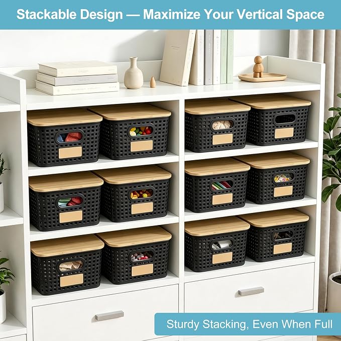 Small Plastic Storage Bins - Image 3