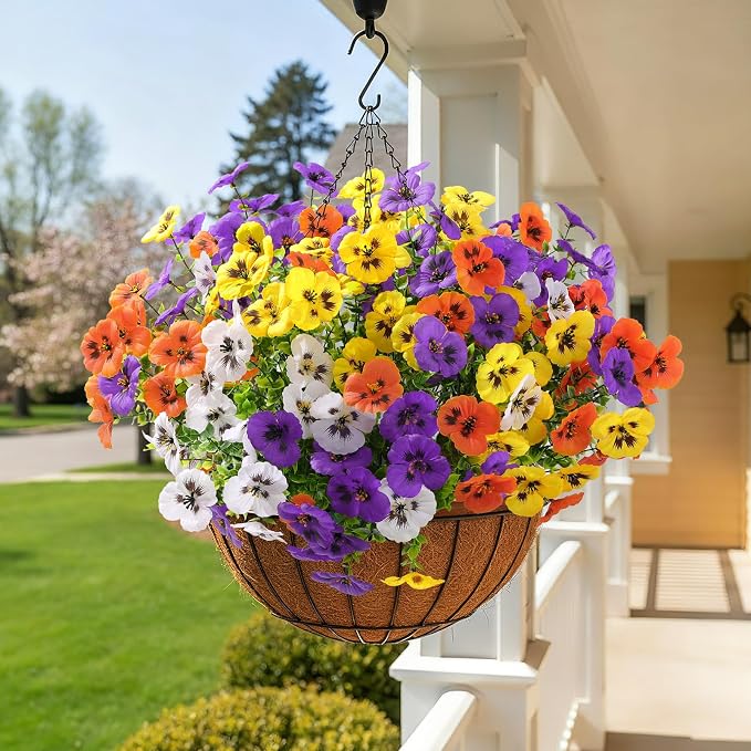 Alupssuc 24 Bundles Artificial Flowers UV Resistant - Image 7