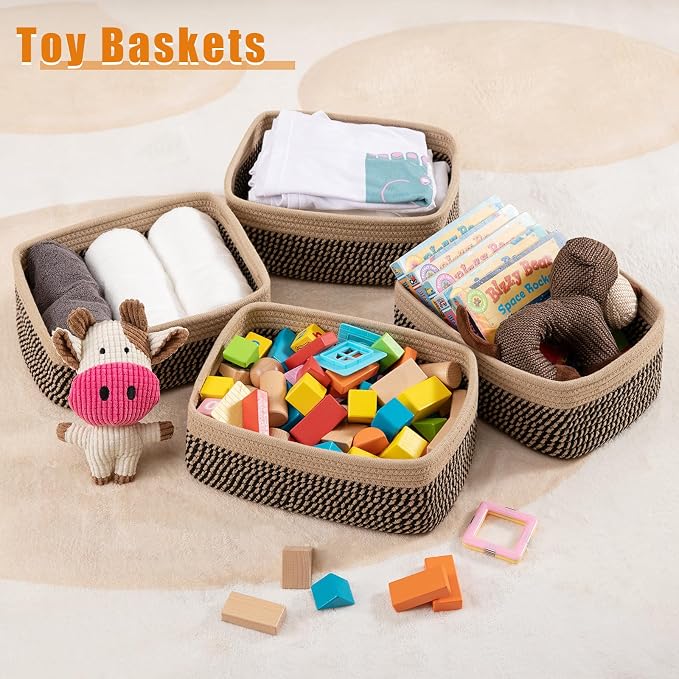 OIAHOMY 4 PACK 7L Storage Baskets - Image 4