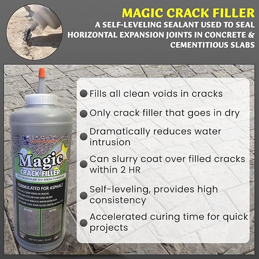 Tharos Distribution Magic Crack Filler 2.5LB Asphalt Black, - Image 7