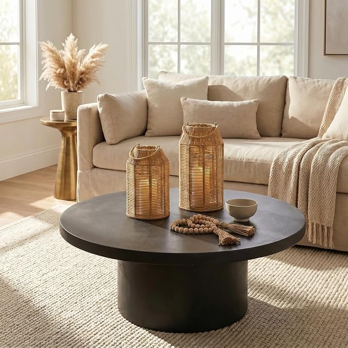 Natural Jute Boho Lanterns - Image 2