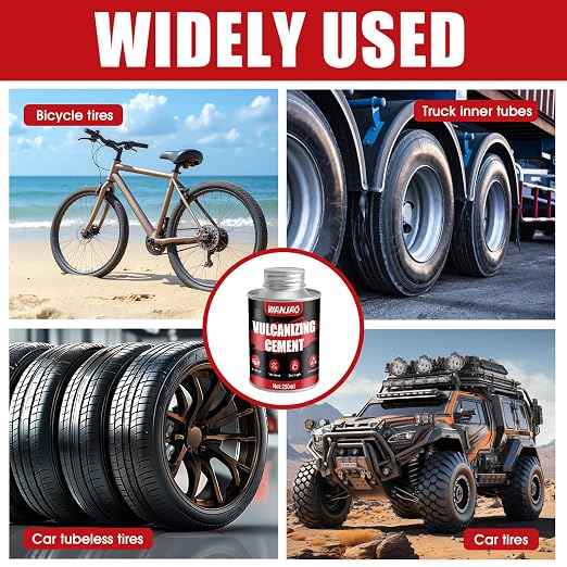 250ML Rubber Cement Tire Repair Strong Adhesion Waterproof | Rubber Cement Glue - Image 5