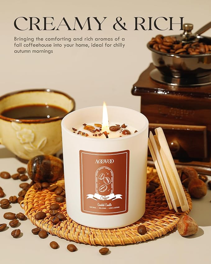 AOOVOO Macchiato Coffee Scented Candles - Image 6
