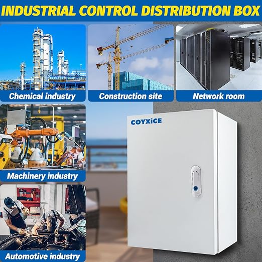Electrical Box 16 x 12 x 8'' Steel Electrical Junction Box，NEMA 4X Steel - Image 6