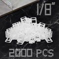 Storystore 2000pcs Tile Leveling Clips 1/8 Inch Tiles Spacers | Tile Leveling by Storystore