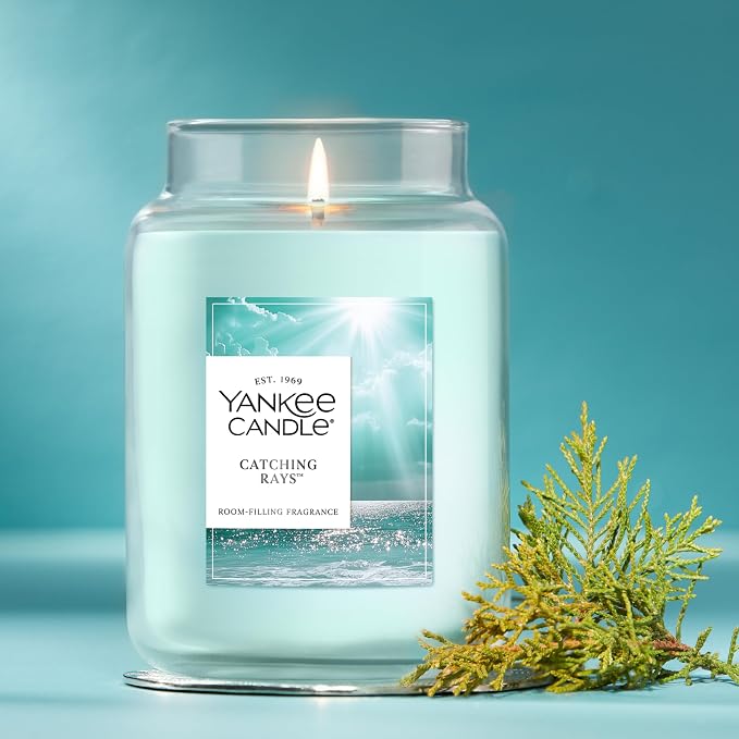 Yankee Candle Catching Rays Scented Candle, 22oz Large Jar - Image 4