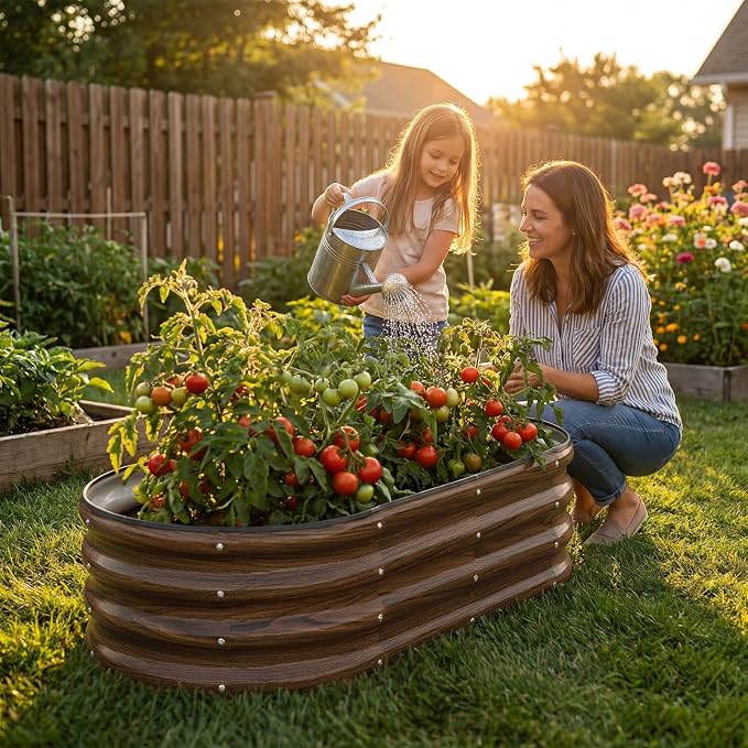 Galvanized Raised Garden Bed Outdoor - Image 5