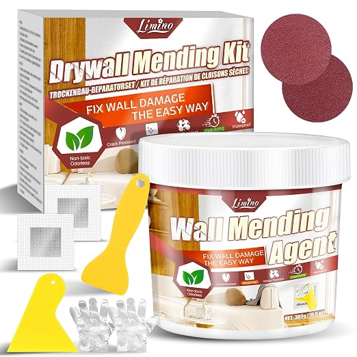 Drywall Repair Kit, 10.6oz Wall Spackle Repair Kit by Limino