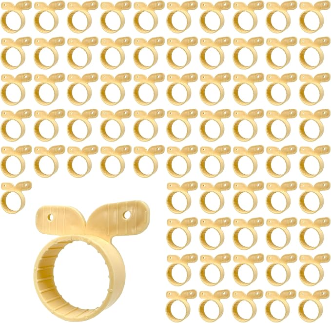 PROCURU 1-1/4 Inch Plastic Suspension Hy-Ear Pipe Clamp, Mickey Mouse Style by PROCURU
