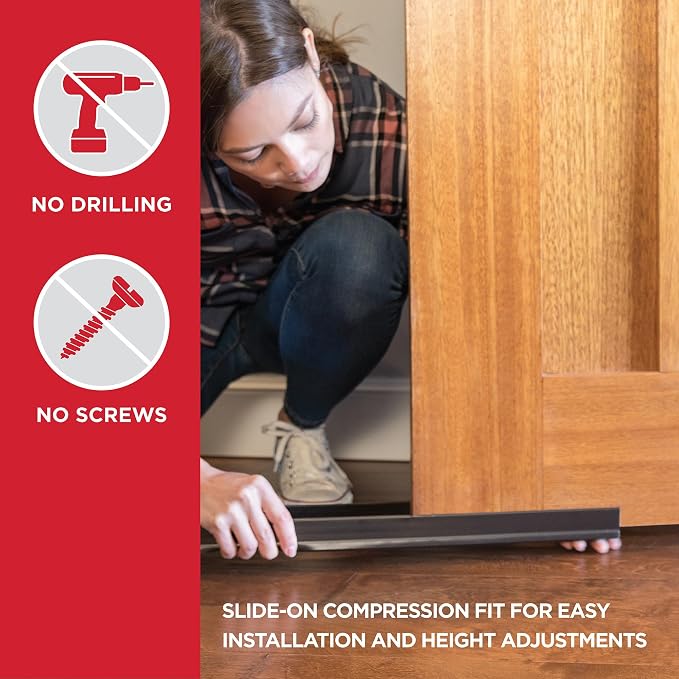 M-D Building Cinch® U-Shape Slide-On Under Door Seal - Image 4