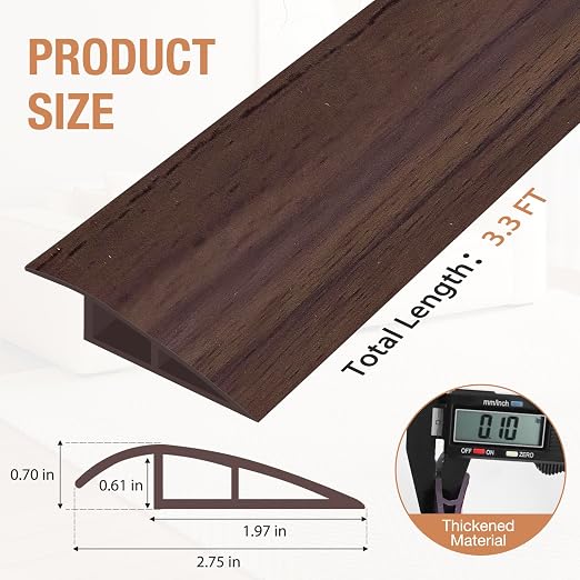 Floor Transition Strip Self Adhesive Vinyl Door Threshold Strip | Rubber - Image 5