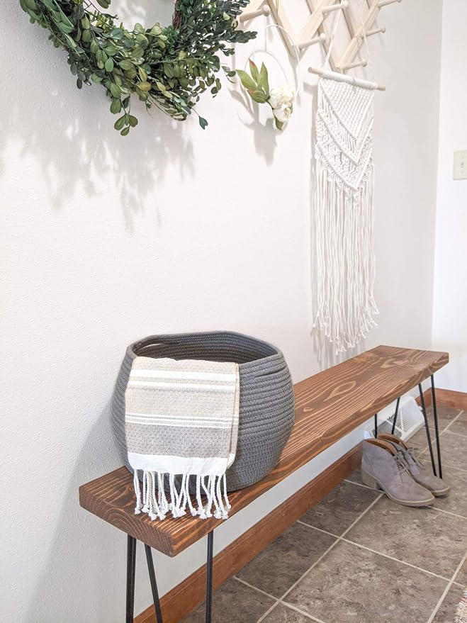 Goodpick Round Woven Rope Storage Basket - Image 6