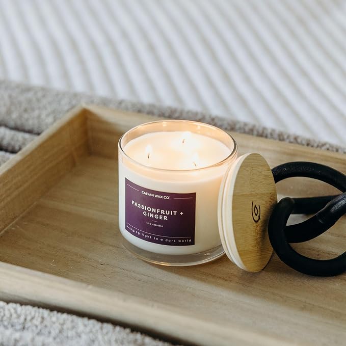 Passionfruit & Ginger 3 Wick Scented Candle - Image 6