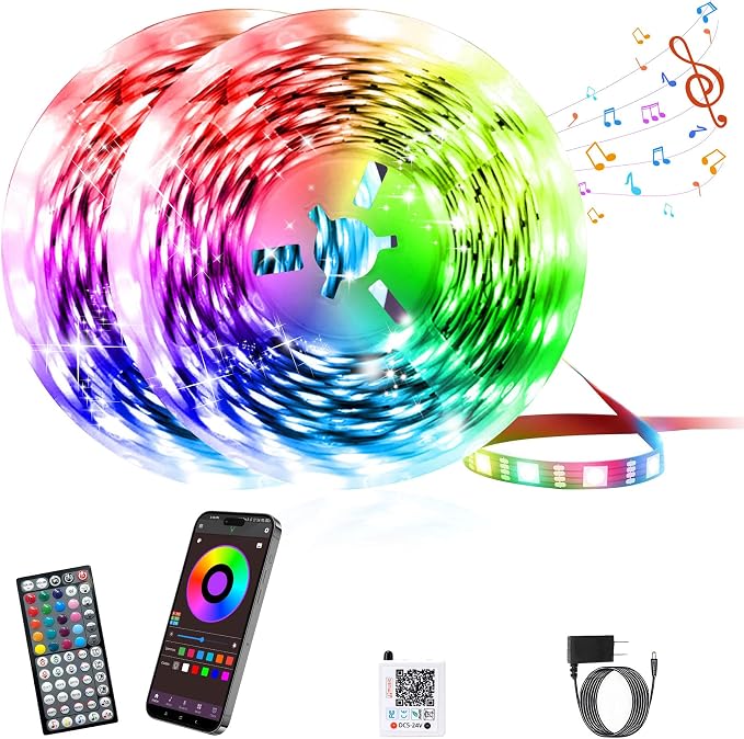 GANZQH 150FT RGB Led Lights for Bedroom by Unknown