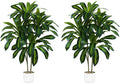 2 Pack Artificial Dracaena Tree, 4FT Fake Indoor Plant by TXABL