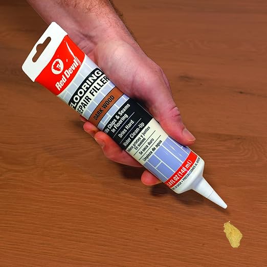 Red Devil 056045 Flooring Repair Filler, 5 oz., Dark Wood, 1 Pack - Image 5