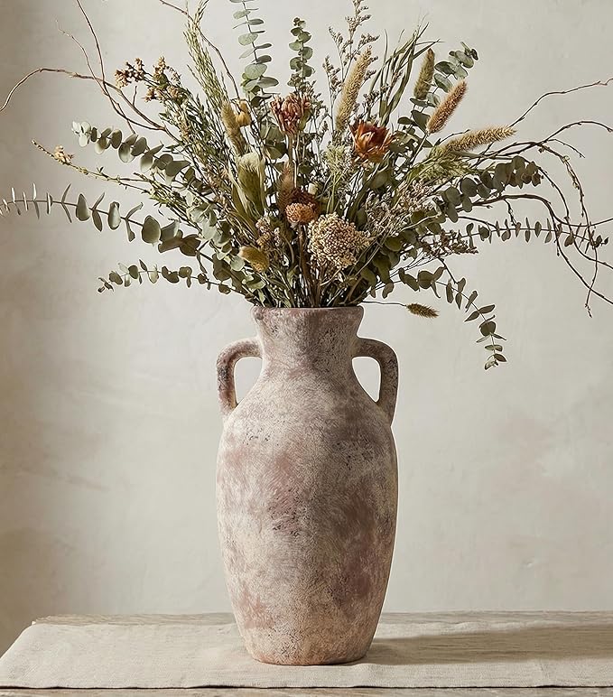 Ceramic Flower Vase with Handles by dreamloom