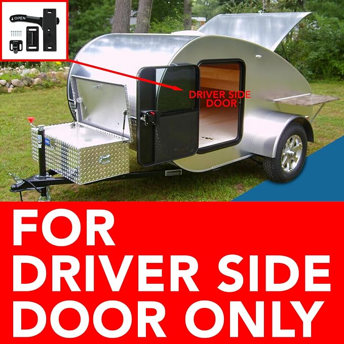 RV- Screen Door Latch Left Hand Handle Kit - Image 2
