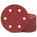 Awutzut 9 Inch 6 Hole Sanding Discs 120 Grit Hook and Loop by Awutzut