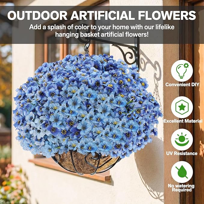 Powbrace 22 Pack Artificial Flowers - Image 2