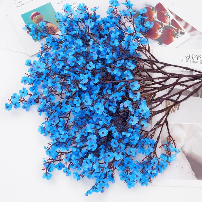 15 Pcs Fake Flowers, Real Touch Babys Breath Artificial Flowers, Full Baby - Image 4
