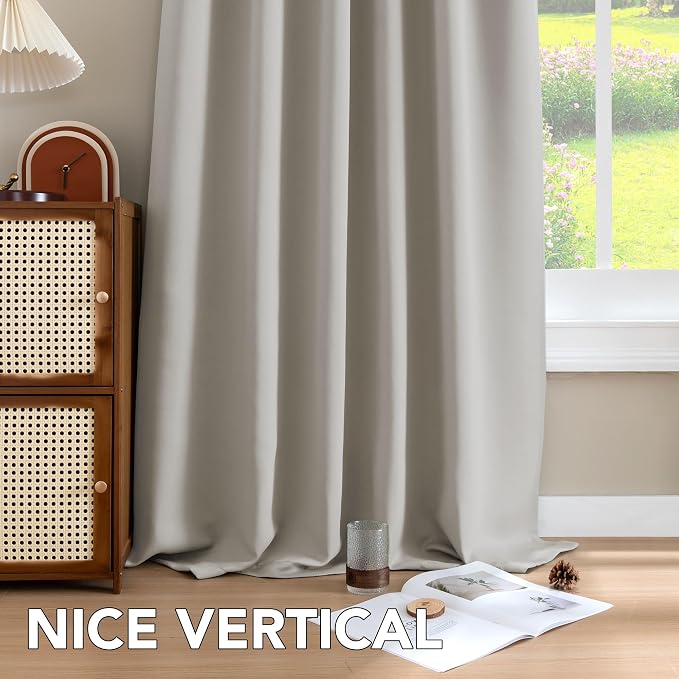 H.VERSAILTEX Blackout Curtains Thermal Insulated Window Treatment Panels Room - Image 8