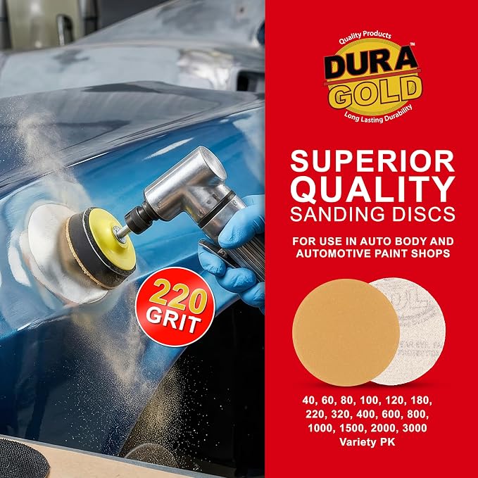 Dura-Gold Premium 2" Gold Hook & Loop Sanding Discs - Image 5