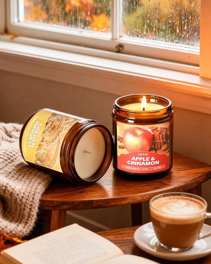 AOOVOO Fall Candles Set - Image 6