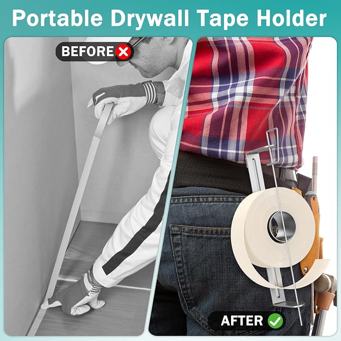 Powder Coated Steel Drywall Tape Reel Dispenser Holder | Heavy duty tape holder - Image 4