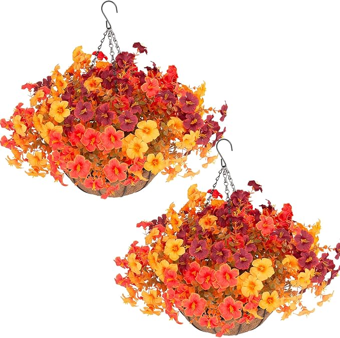 Daynight 2 Set Artificial Outdoor Fall Flowers by DaynightFloral
