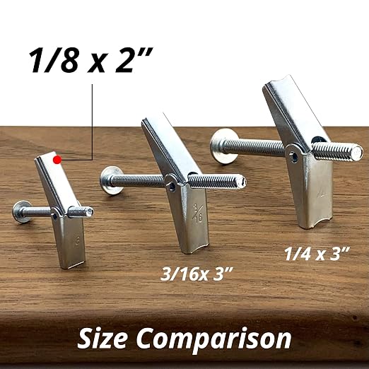 HASWARE Toggle Bolt Zinc Plated Steel and Wing Nut - Image 6