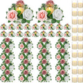 Yunlly 20 Pcs Rose Candle Rings by Yunlly