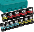 12 Piece 3/8" Drive Impact Socket Set, 5/16" by Aiourx