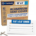 10x4 Aluminum Wall Ceiling Air Return Vent Cover HVAC Rustproof Grille by ACLAMINAIRE