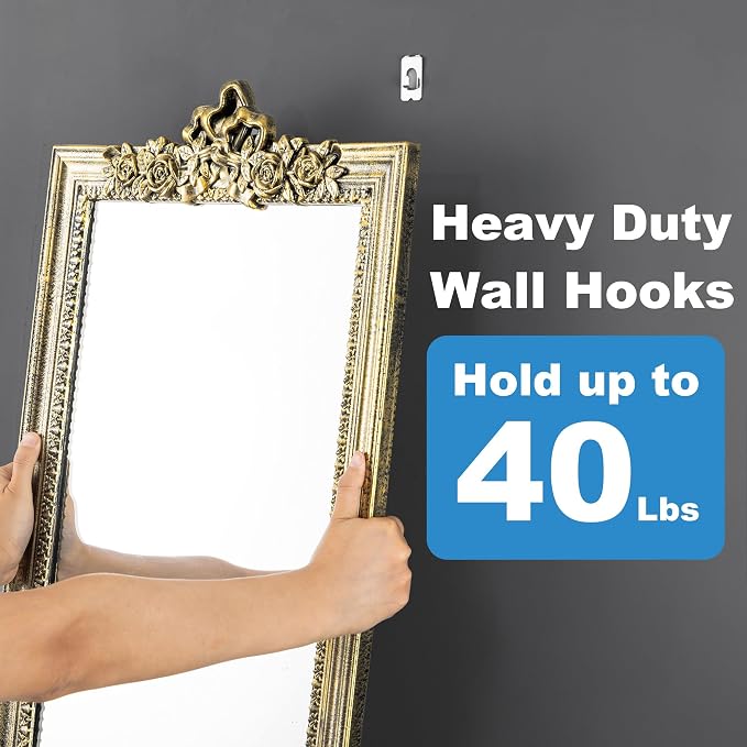 30 Pcs Claw Drywall Picture Hanger, Heavy Duty 40 Lbs No Damage Wall Frame Hooks - Image 3