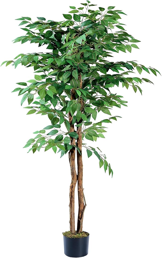 VECELO Artificial Ficus Tree - Image 7