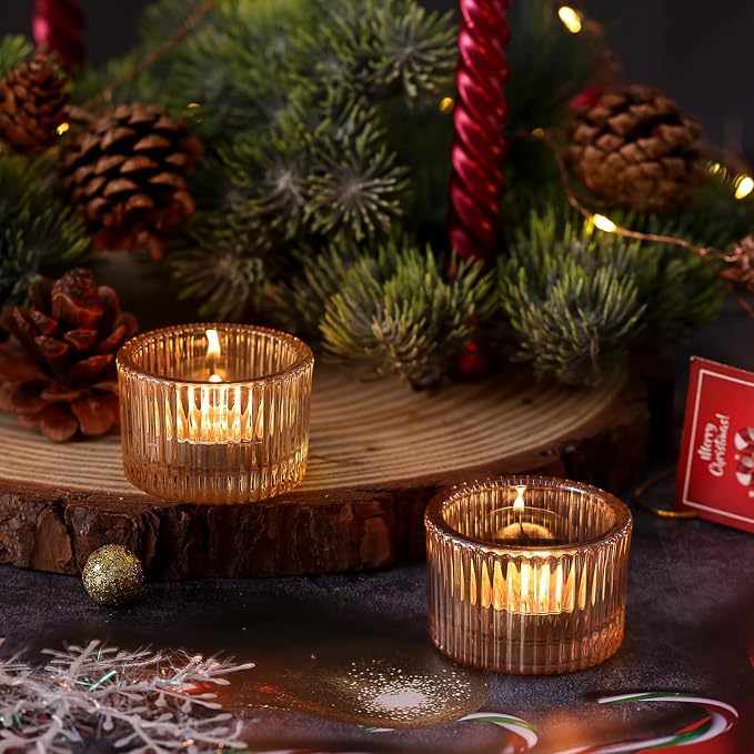 HAVITI 72 Pack Tealight Gold Candle Holders, Votive Tea Light Candle Holder - Image 7