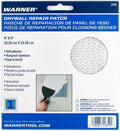 Warner Self-Adhesive Aluminum Drywall Repair Patch, 4-in x 4-in by WarnerManufacturingCo