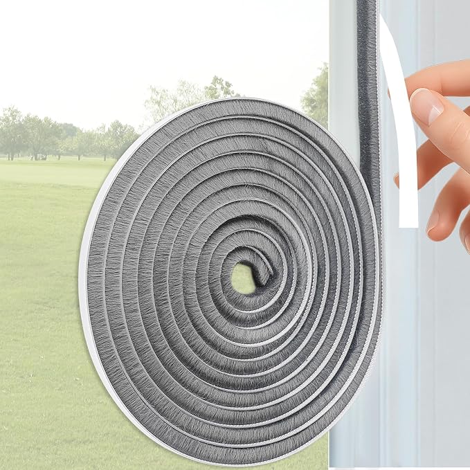 33 Ft Weather Stripping for Windows Doors 0.35" Wide x 0.35" Thick | Weather by Unknown
