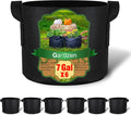Gardzen 6-Pack 7 Gallon Grow Bags Fabric Pots by Gardzen