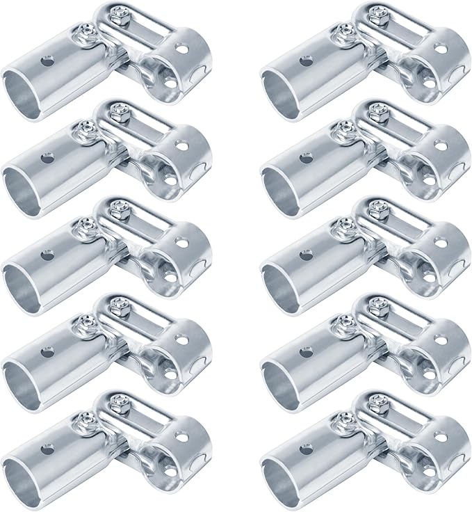 10 Sets Adjustable Angle Pipe Clamp Connector, Fits 3/4" EMT Conduit | 2-Way - Image 5