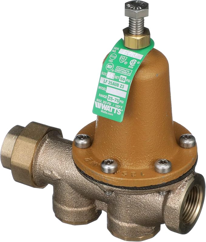 Watts LF25AUB-Z3 Lead-Free Water Pressure Reducing Valve 3/4" NPT - Image 17