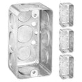 4 Pack - 4x2” Rectangle Steel Electrical Box| 2-1/8" Deep Box by OhLectric
