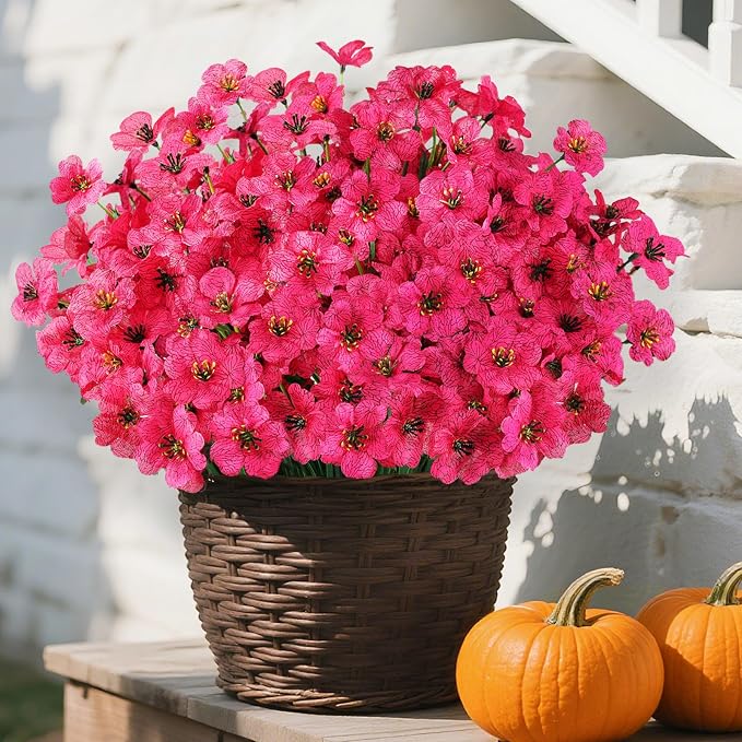 24PCS UV Resistant Artificial Flowers - Image 3