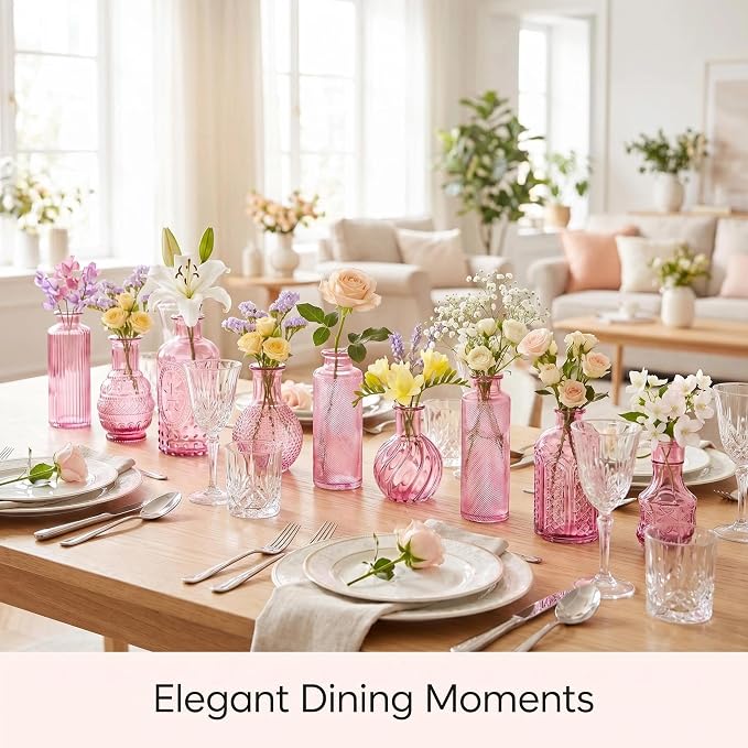 24PCS Mini Bud Vases As Wedding Centerpieces - Image 4