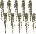 10 Pcs Fall Artificial Succulents Hanging Plants, Fake String of Pearls by dallisten