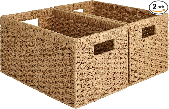 StorageWorks Wicker Storage Baskets by StorageWorks